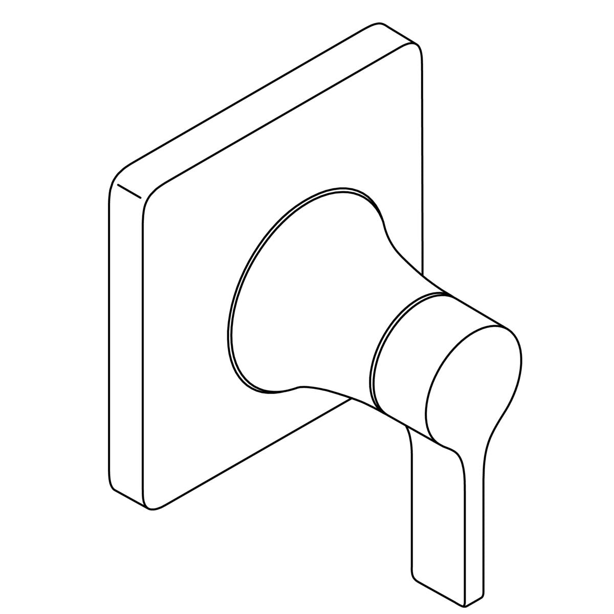 KOHLER Assembly, Diverter Trim - Matte Black, K-1461375-BL