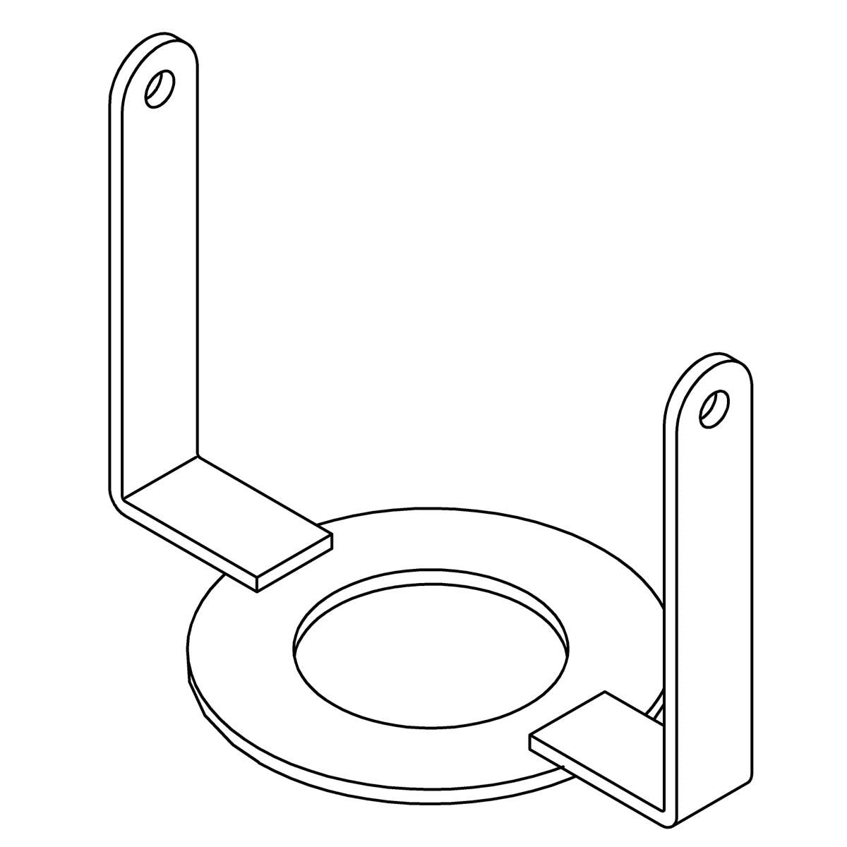 KOHLER Bracket, U Bend - Polished Chrome, K-1461490-CPL