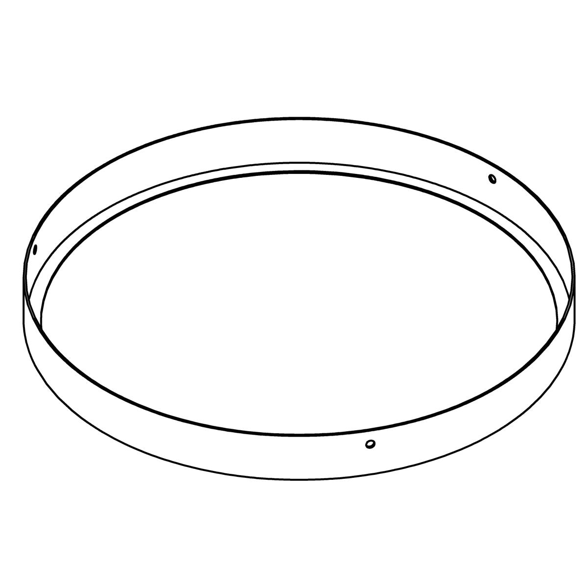 KOHLER Ø380 X 38MM Cirdular Ring Frame - Brushed Moderne Brass, K-1461503-2GL