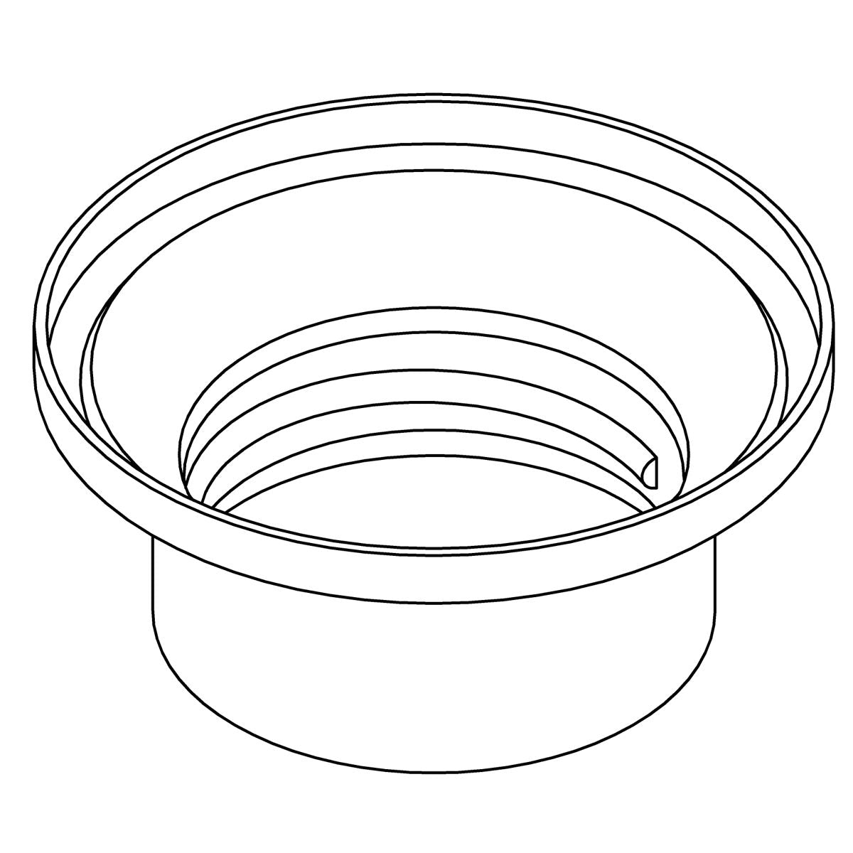 KOHLER E26 Decorative Socket Ring - Brushed Moderne Brass, K-1461506-2GL