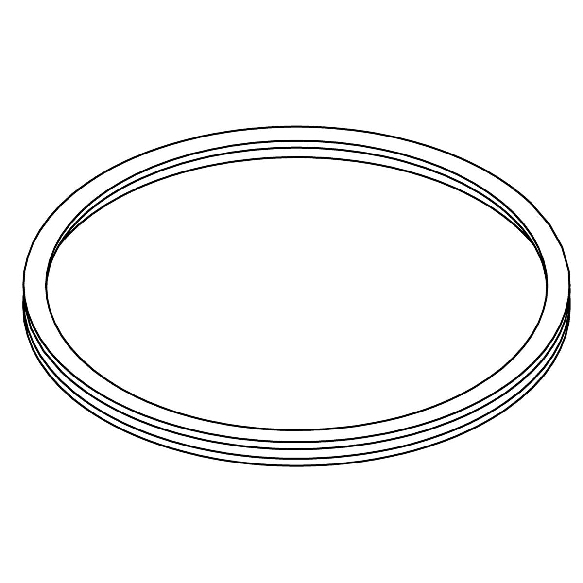 KOHLER ∅187.5MM Circular Trim Ring - Brushed Moderne Brass, K-1461507-2GL