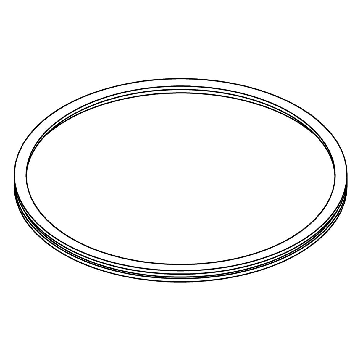 KOHLER ∅233.5MM Circular Trim Ring - Polished Chrome, K-1461509-CPL