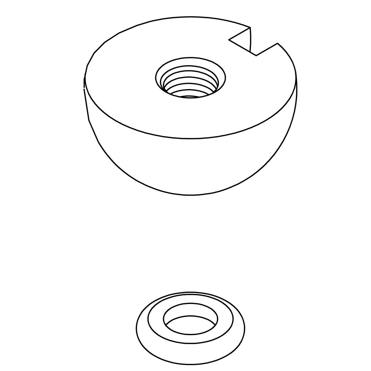 KOHLER Ball Joint Assembly - Gunmetal, K-1461518-GNL