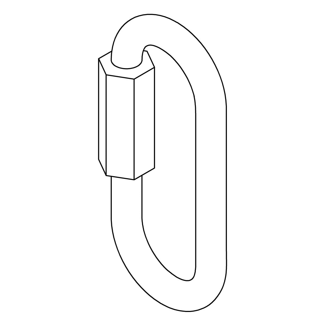 KOHLER Chain Lock, ∅4Mm - Matte Black, K-1461521-BLL