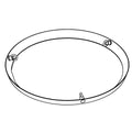 KOHLER D395MM Circular Trim Ring - Brushed Moderne Brass, K-1461526-2GL