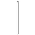 KOHLER ∅12.2X305X1.4MM Downrod & Hang Ring - Brushed Moderne Brass, K-1461533-2GL