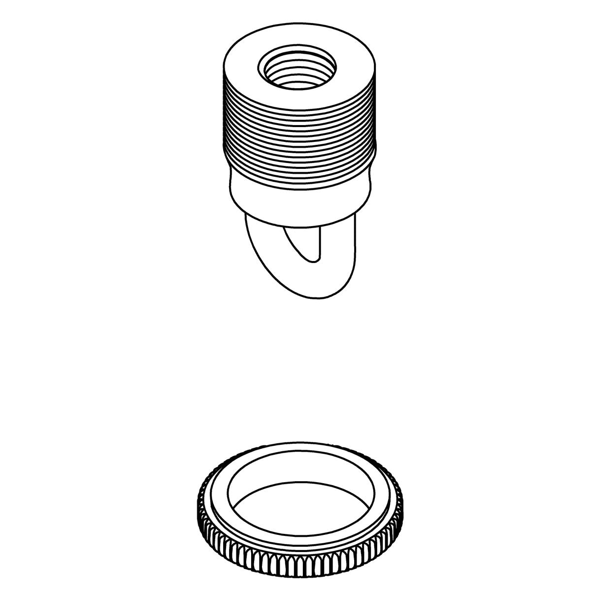 KOHLER Ring, Coupling And Loop - Brushed Moderne Brass, K-1461543-2GL
