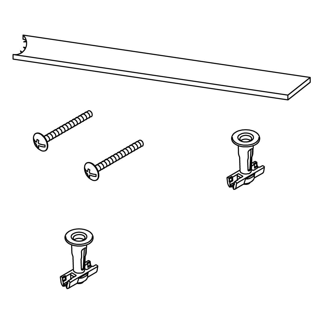 KOHLER Readylatch Anchor Kit, K-1461673