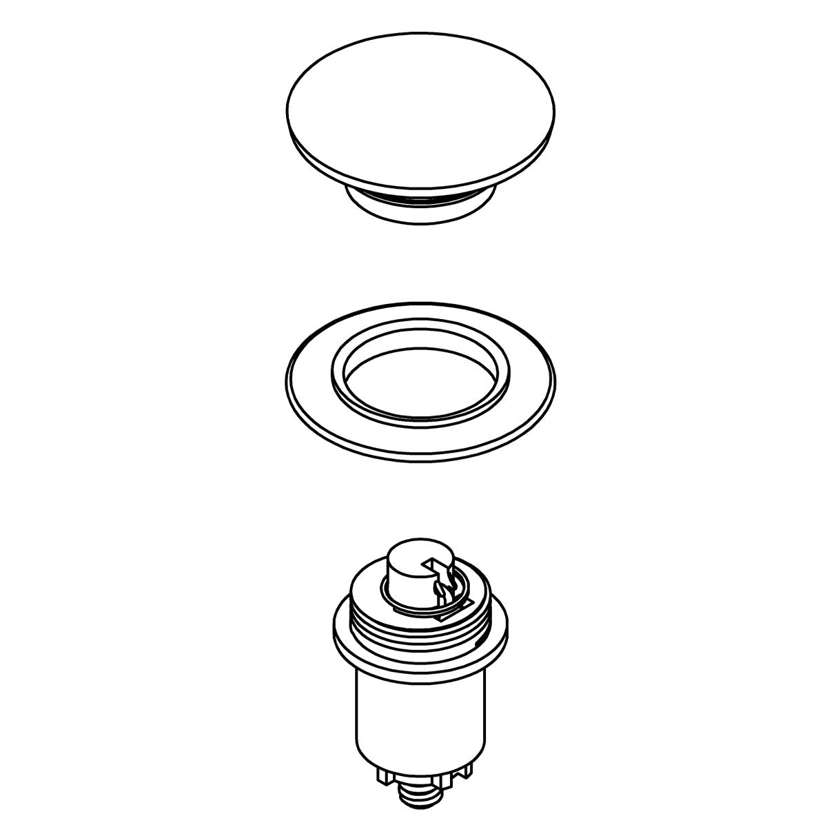 KOHLER Kit, Drain - Vibrant Rose Gold, K-1461694-RGD