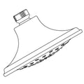 KOHLER Assembly, Showerhead - Vibrant Brushed Moderne Brass, K-1464933-2MB