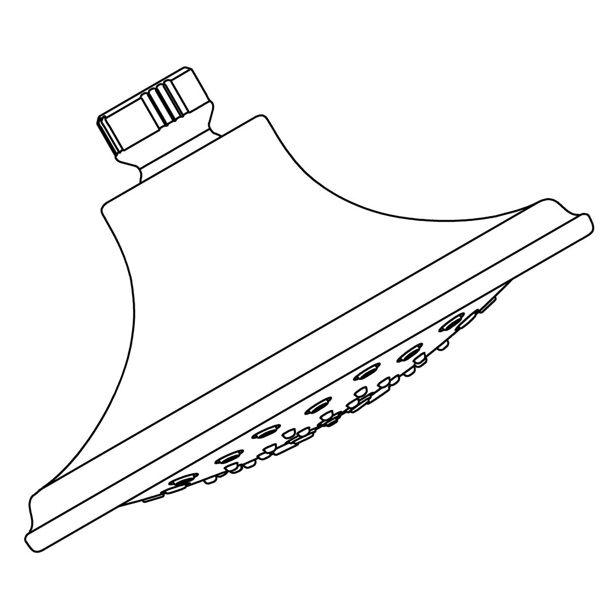 KOHLER Assembly, Showerhead - Vibrant Brushed Moderne Brass, K-1464933-2MB