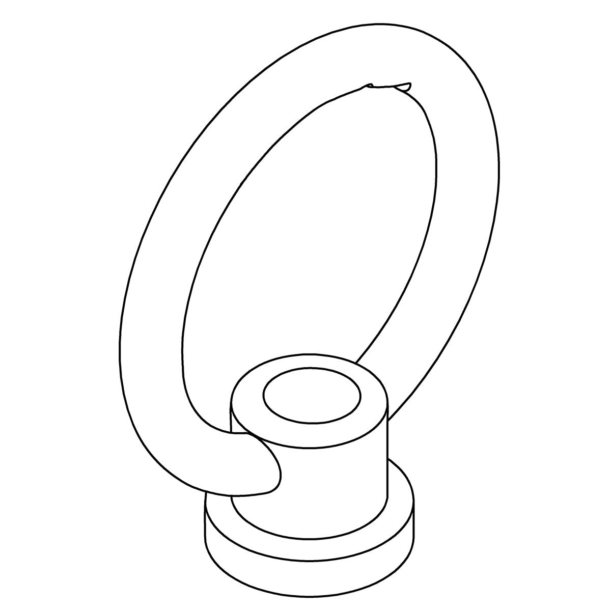 KOHLER ∅6MM Circular Hang Ring - Gunmetal, K-1464969-GNL