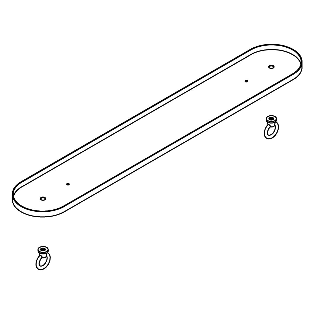 KOHLER Canopy Assembly - Matte Black, K-1466659-BLL