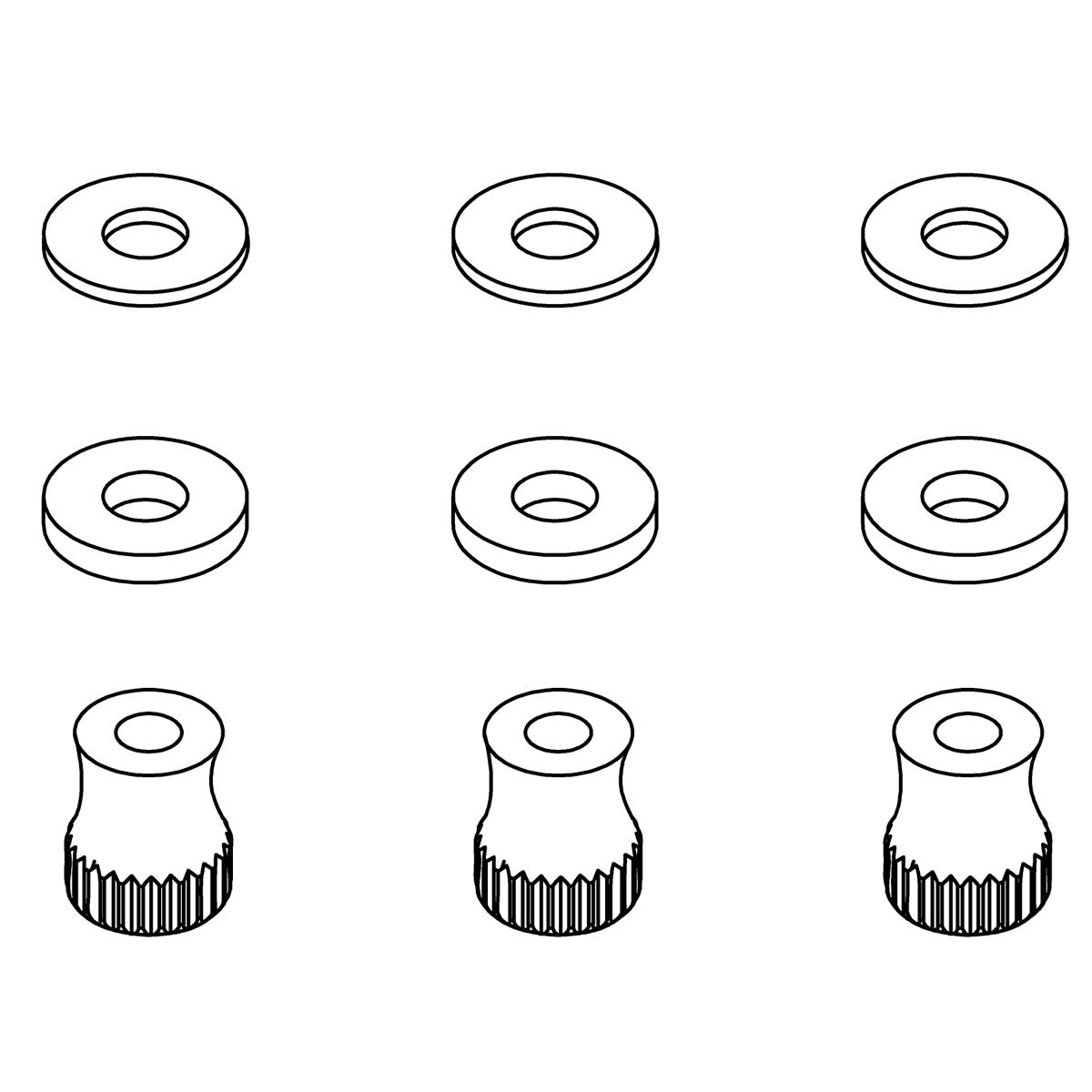 KOHLER Kit, Artifacts Thumb Nut - Titanium, K-1466669-TTL