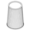 KOHLER Shade, White Glass & Trim - Gunmetal, K-1466670-GNL
