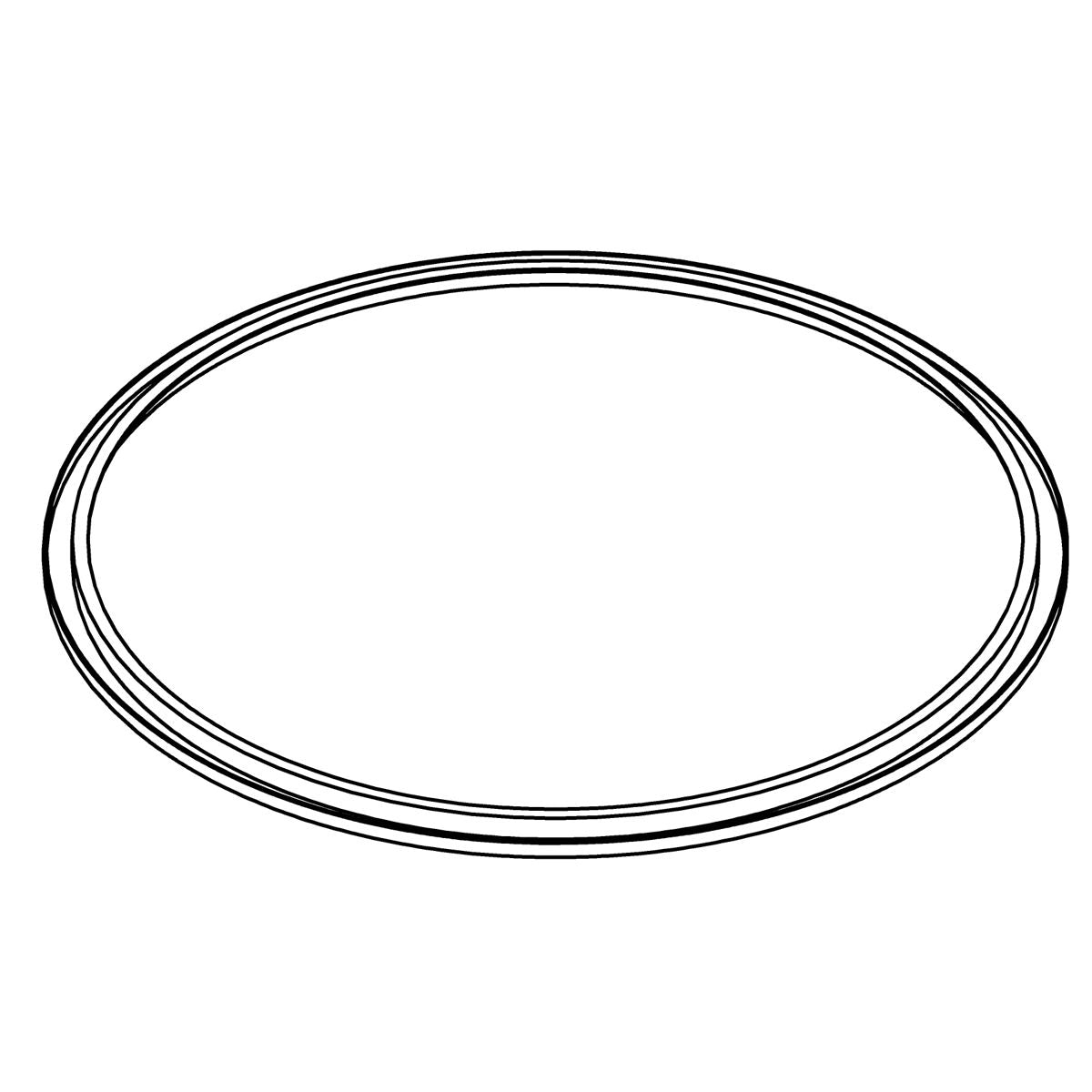 KOHLER Circular Trim Ring D394Mm - Gunmetal, K-1466672-GNL