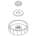 KOHLER Finial, Plate - Gunmetal, K-1466674-GNL