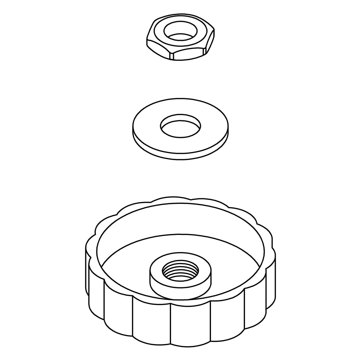 KOHLER Finial, Plate - Gunmetal, K-1466674-GNL