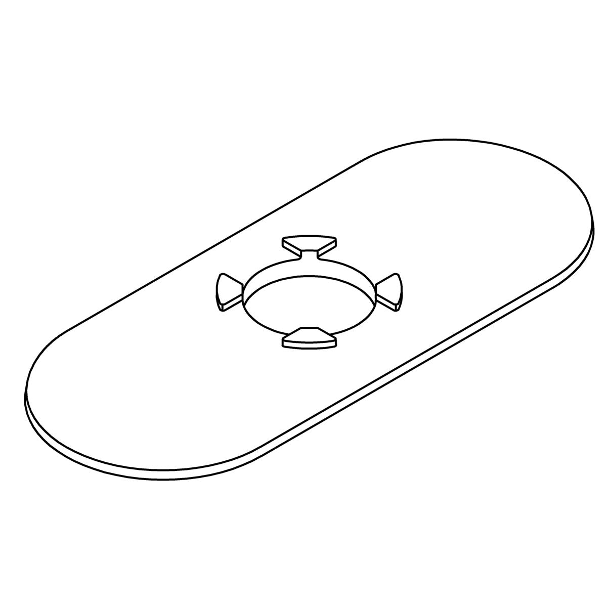 KOHLER Escutcheon - Vibrant Brushed Nickel, K-1466779-BN