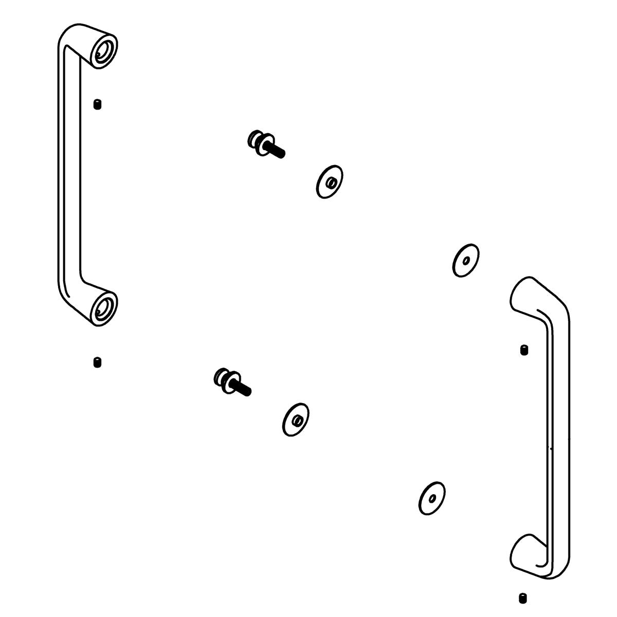 KOHLER Handle Kit - Vibrant Brushed Nickel, K-1468690-BN