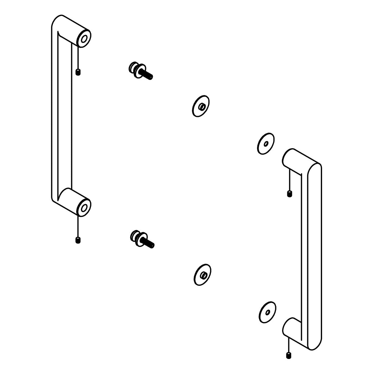 KOHLER Composed Handle, 10.63, 5/16-3/8 - Polished Chrome, K-1468905-01-CP