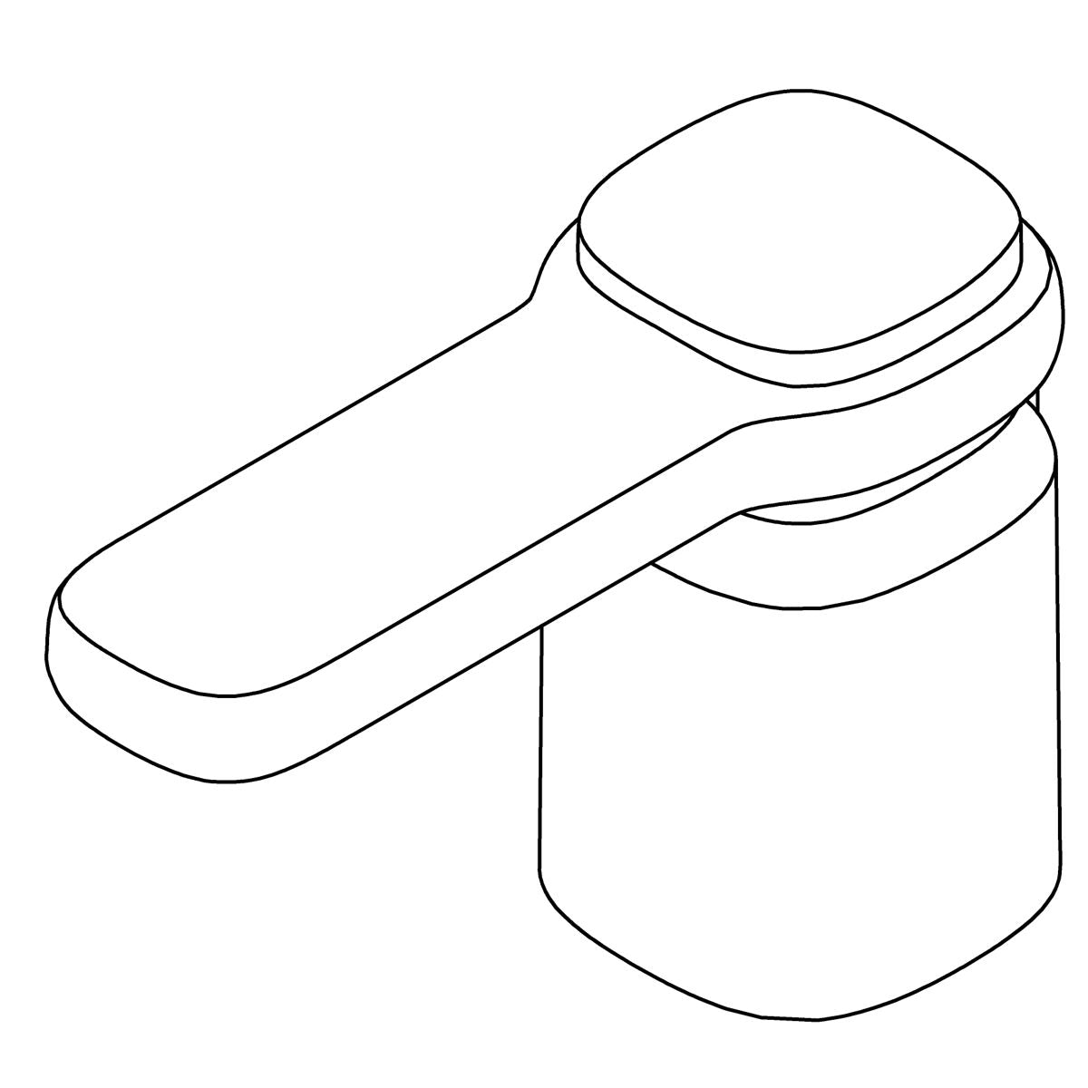 KOHLER Assembly, Handle - Vibrant Brushed Moderne Brass, K-1471123-2MB