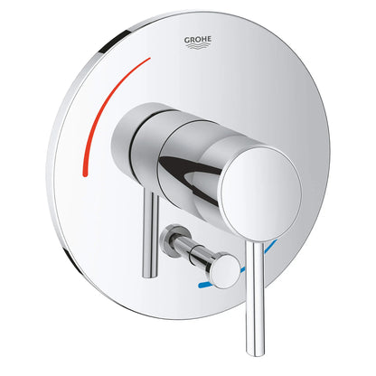 GROHE 29102001 Concetto Pressure Balance Valve Trim with Diverter - Chrome