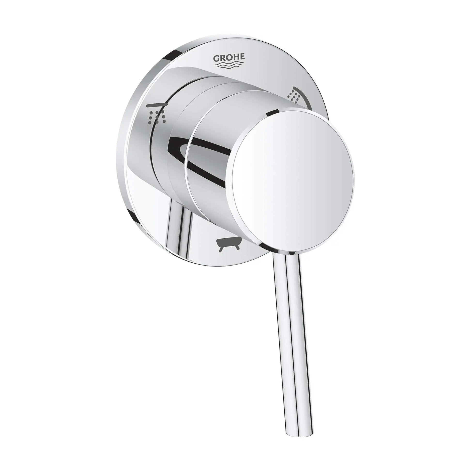 GROHE 29106001 Concetto 3-Way Diverter Trim - Chrome