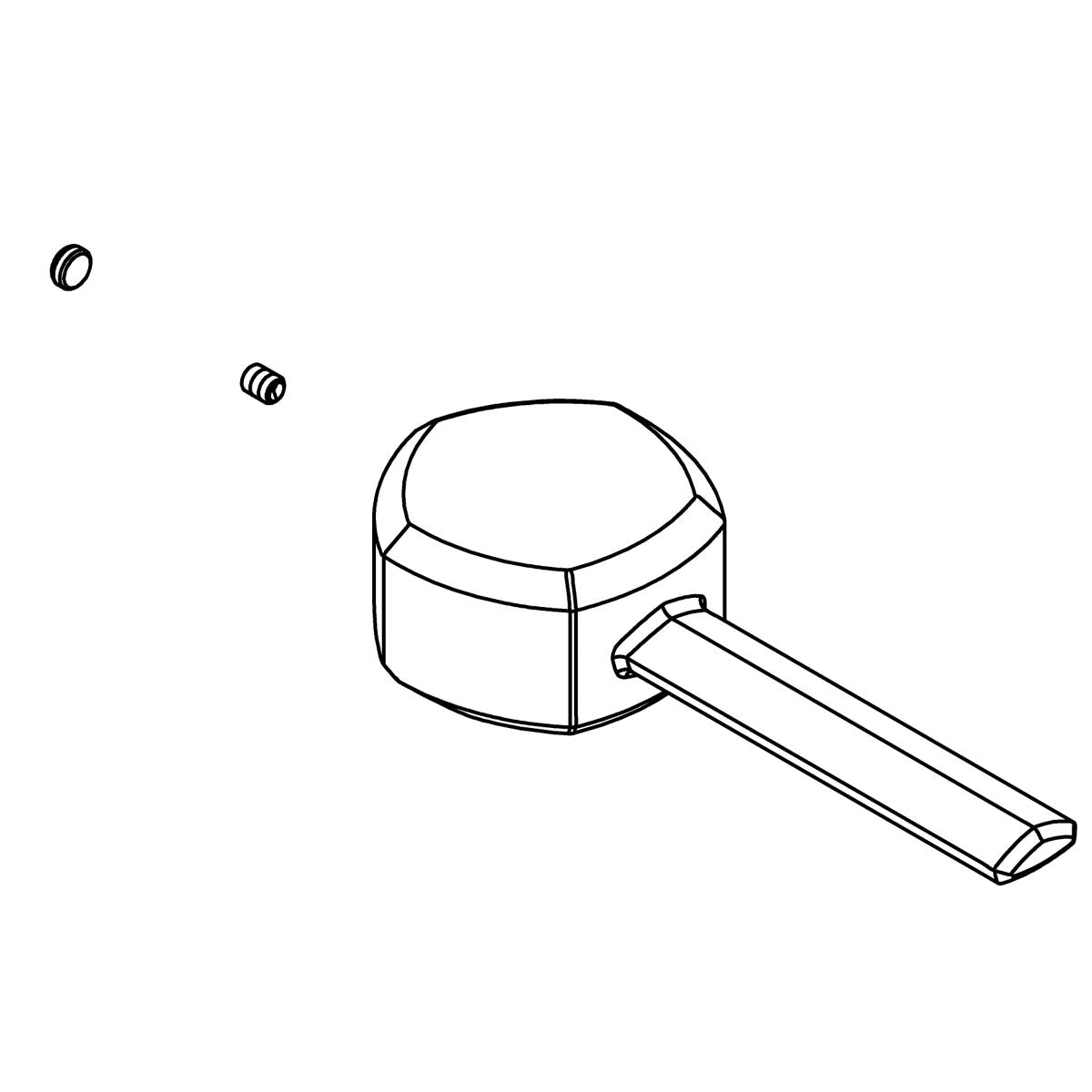 KOHLER Handle Kit - Vibrant Brushed Nickel, K-1473513-BN
