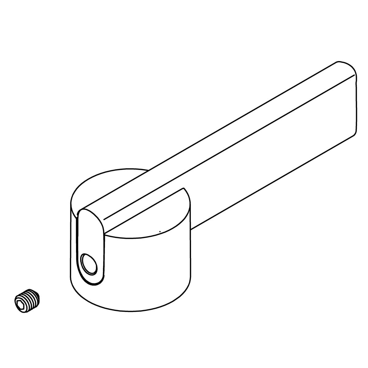 KOHLER Handle Kit - Matte Black, K-1473945-BL