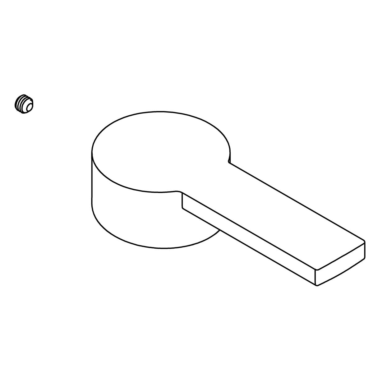 KOHLER Handle Kit - Matte Black, K-1474147-BL