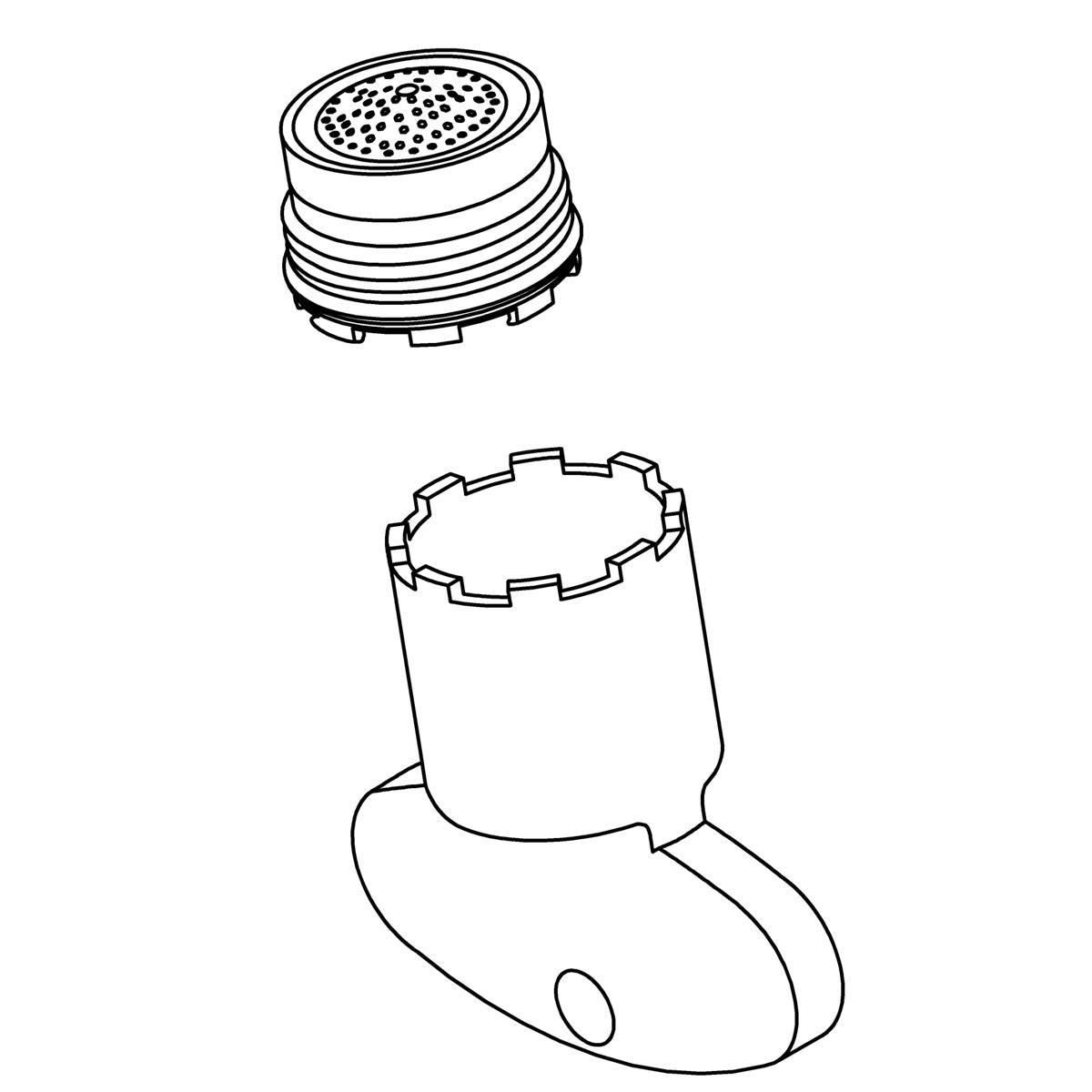 KOHLER Aerator Kit, 0.5, K-1474149