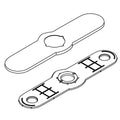 KOHLER Escutcheon Kit - Vibrant Brushed Moderne Brass, K-1474373-2MB