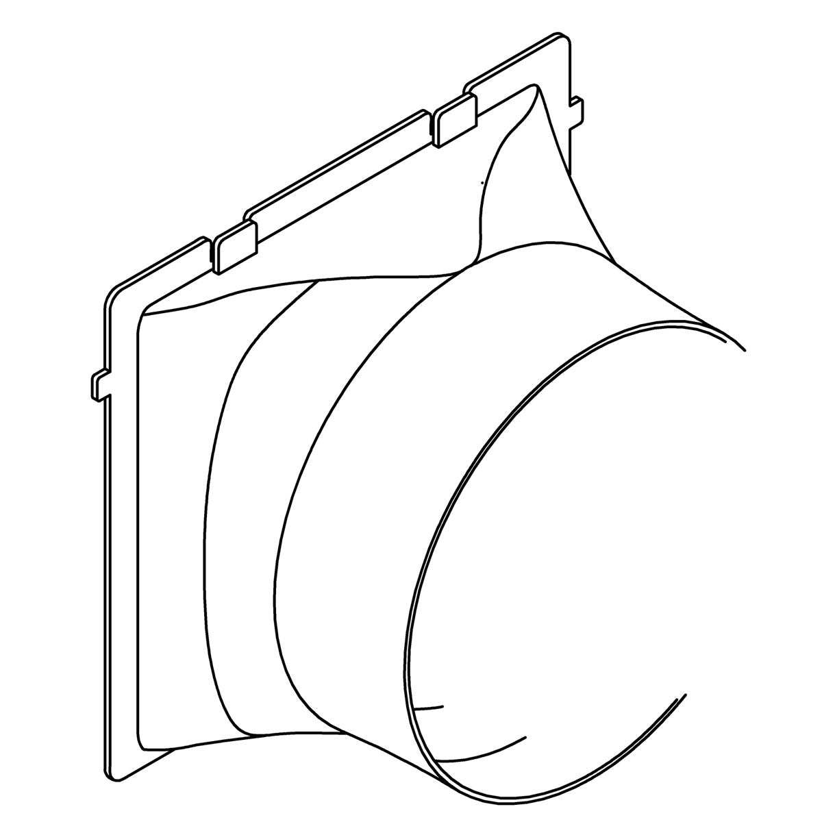 KOHLER 6" Duct Adapter, K-1475909