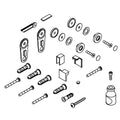 KOHLER Hardware Kit - Blister Pack - Vibrant Brushed Nickel, K-1476528-BN