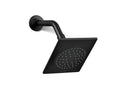 KOHLER K-14786-BL Loure Single-Function Showerhead, 2.5 Gpm - Matte Black