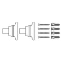 KOHLER Cleat Kit - Oil-Rubbed Bronze, K-1479343-2BZ