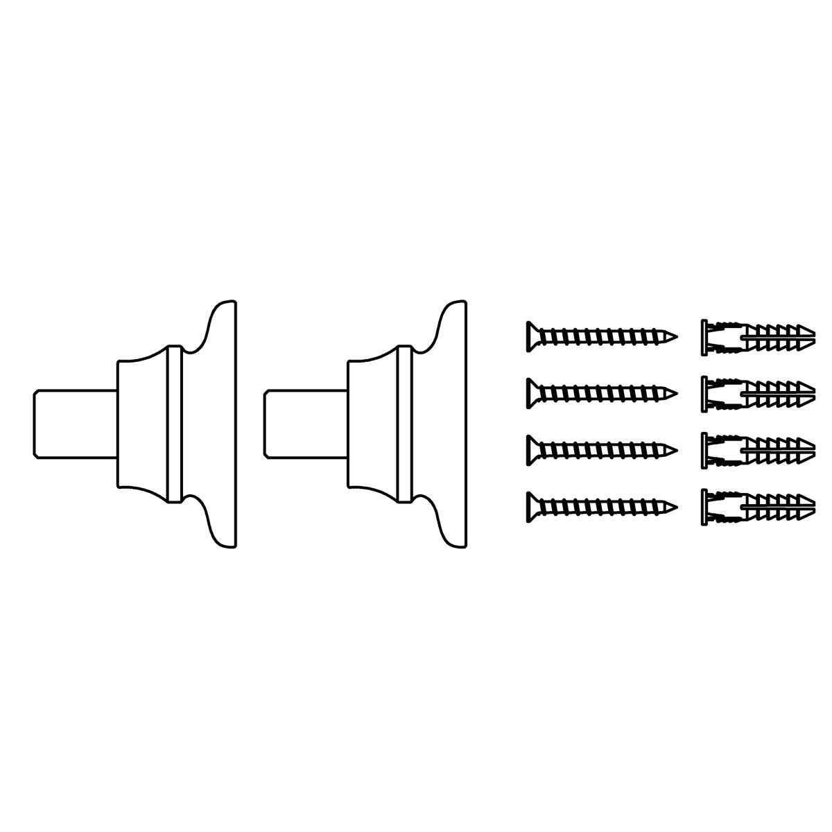 KOHLER Cleat Kit - Oil-Rubbed Bronze, K-1479343-2BZ