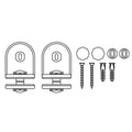 KOHLER Fixed Panel Wall Clip Kit - Oil-Rubbed Bronze, K-1479344-2BZ