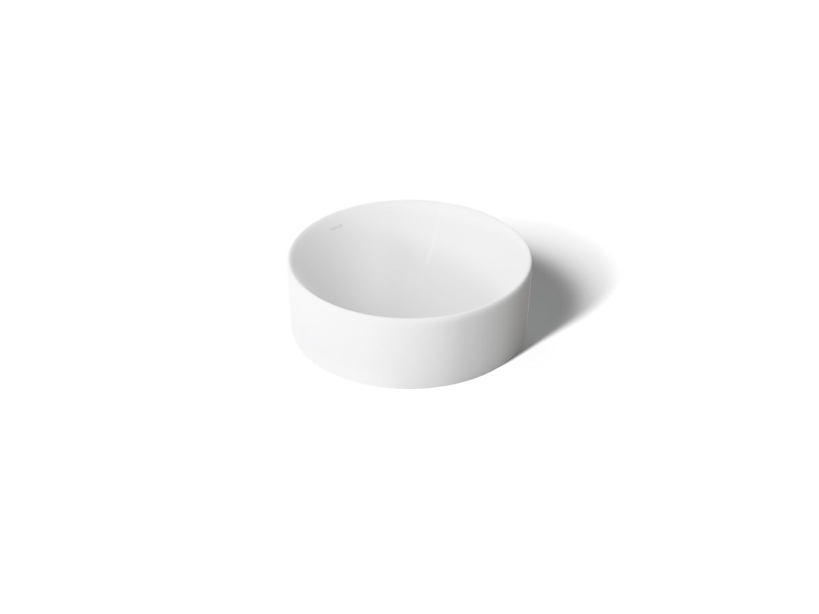 KOHLER K-14800-0 Vox 16-1/2" Round Vessel Bathroom Sink - White