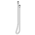 KOHLER Assembly, Hose - Vibrant Brushed Moderne Brass, K-1480518-2MB