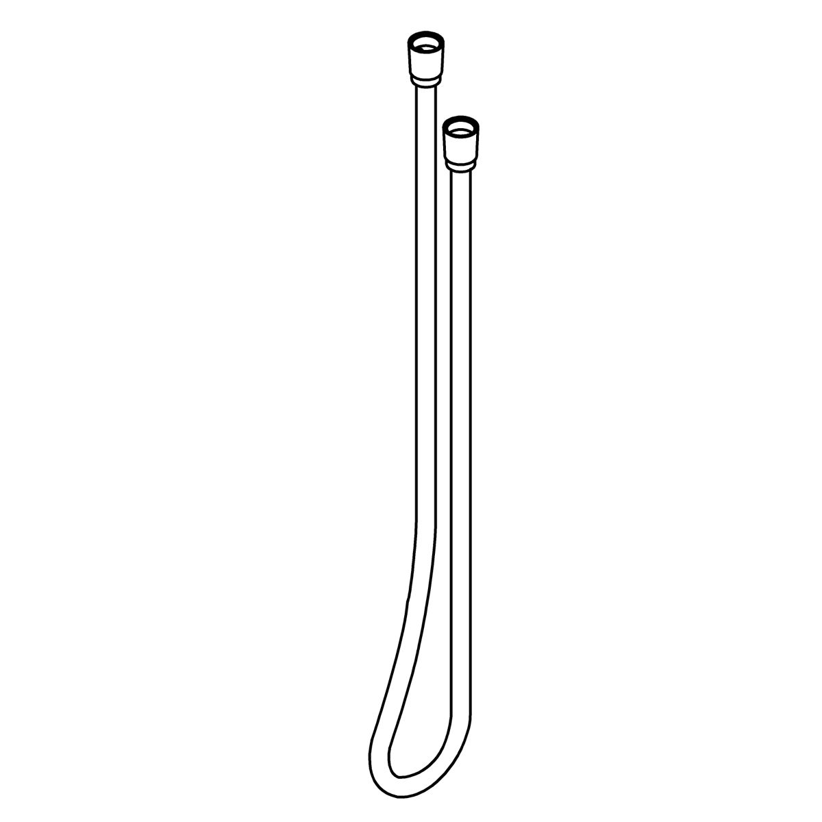 KOHLER Assembly, Hose - Vibrant Brushed Moderne Brass, K-1480518-2MB