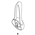 KOHLER Handle Kit - Vibrant Brushed Moderne Brass, K-1480582-2MB