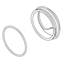 KOHLER Bonnet Kit - Vibrant Brushed Moderne Brass, K-1480583-2MB