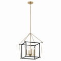 KICHLER 52626CPZ Eisley 21.25 Inch 4 Light Foyer Pendant In Champagne Bronze And Black