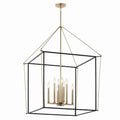 KICHLER 52628CPZ Eisley 40.25 Inch 8 Light Foyer Pendant In Champagne Bronze And Black