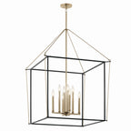 KICHLER 52628CPZ Eisley 40.25 Inch 8 Light Foyer Pendant In Champagne Bronze And Black