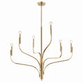 KICHLER 52673CPZ Livadia 36.25 Inch 6 Light Chandelier In Champagne Bronze