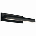 KICHLER 52686BK Carston 24 Inch 2 Light Led Picture Light In Black With White Interior