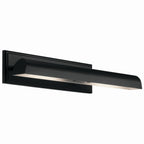 KICHLER 52686BK Carston 24 Inch 2 Light Led Picture Light In Black With White Interior